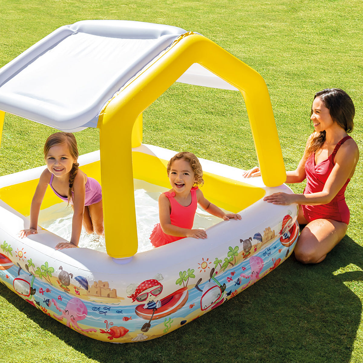 Sunshade Inflatable Kids Pool