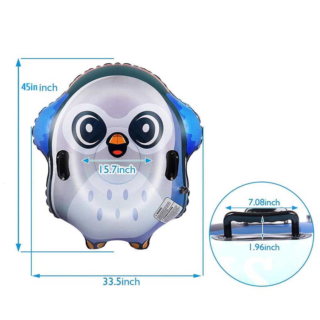 Owl Snow Inflatable Snow Tube 47"