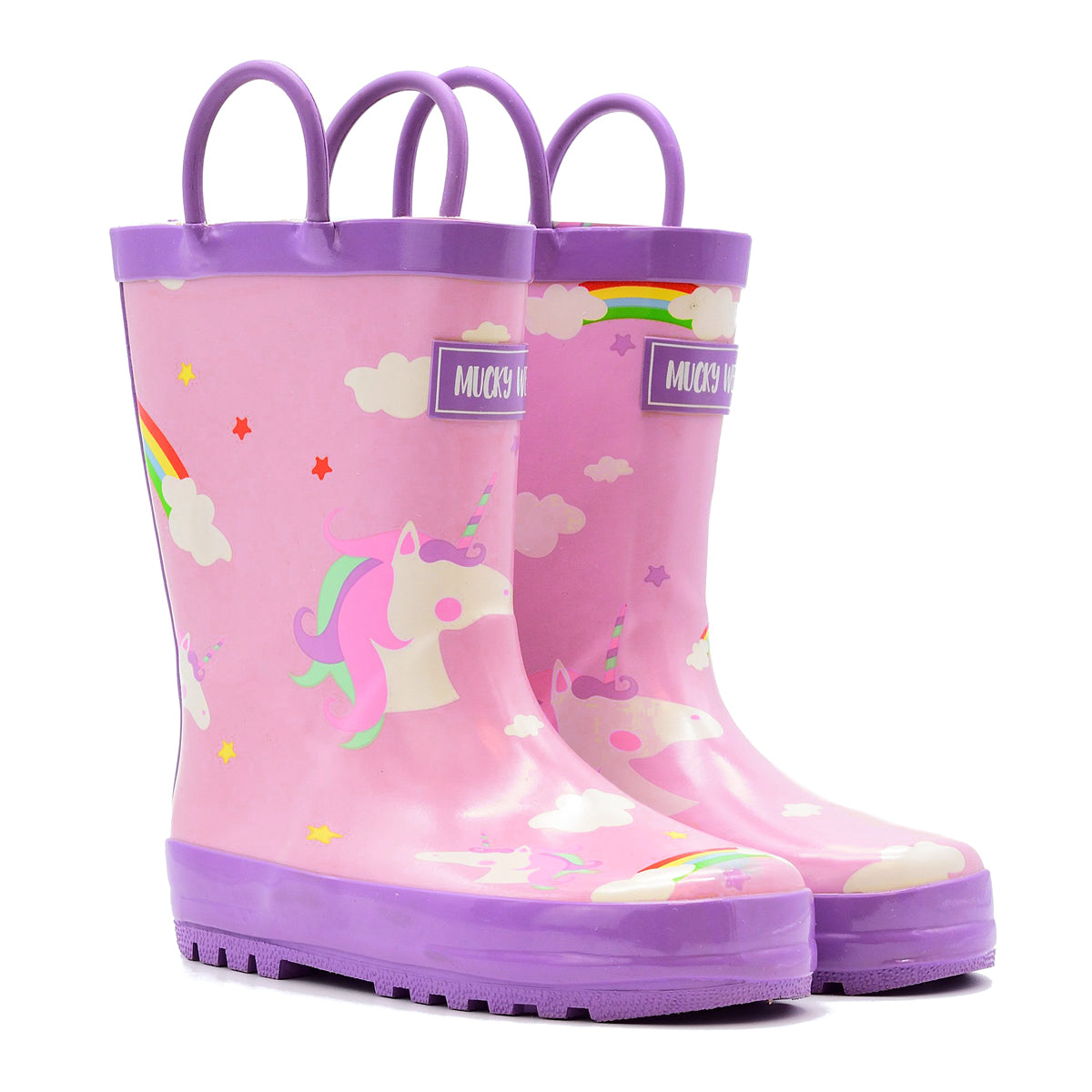 Unicorns Pink Collection Loop Boots