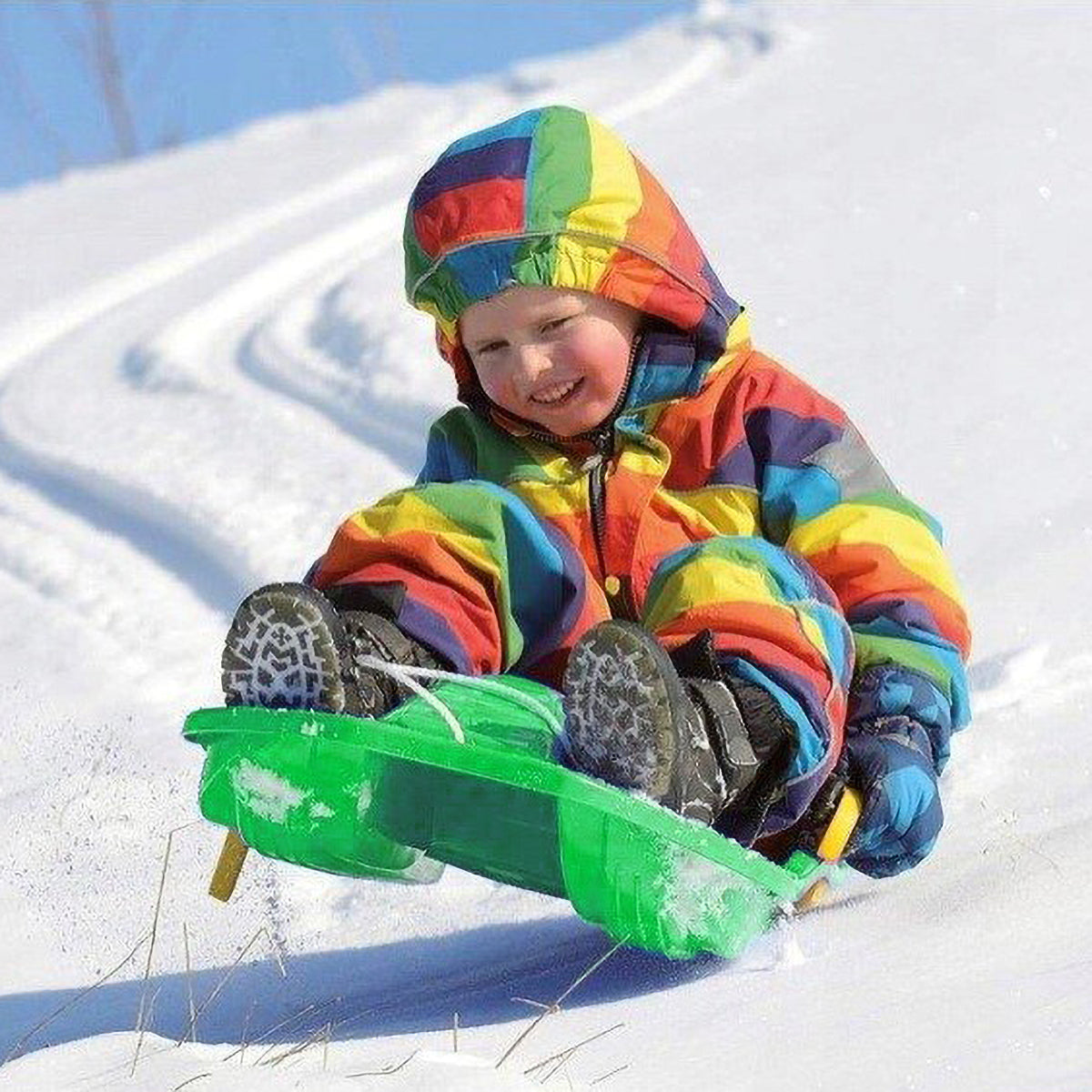 Kid Snow Ski Sled  Multi Color